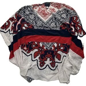Roberto Cavalli Poncho Top. One Size